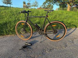 Sushi Roll - Single Speed E-Bike mit 2 Akkus, Rahmengrösse L