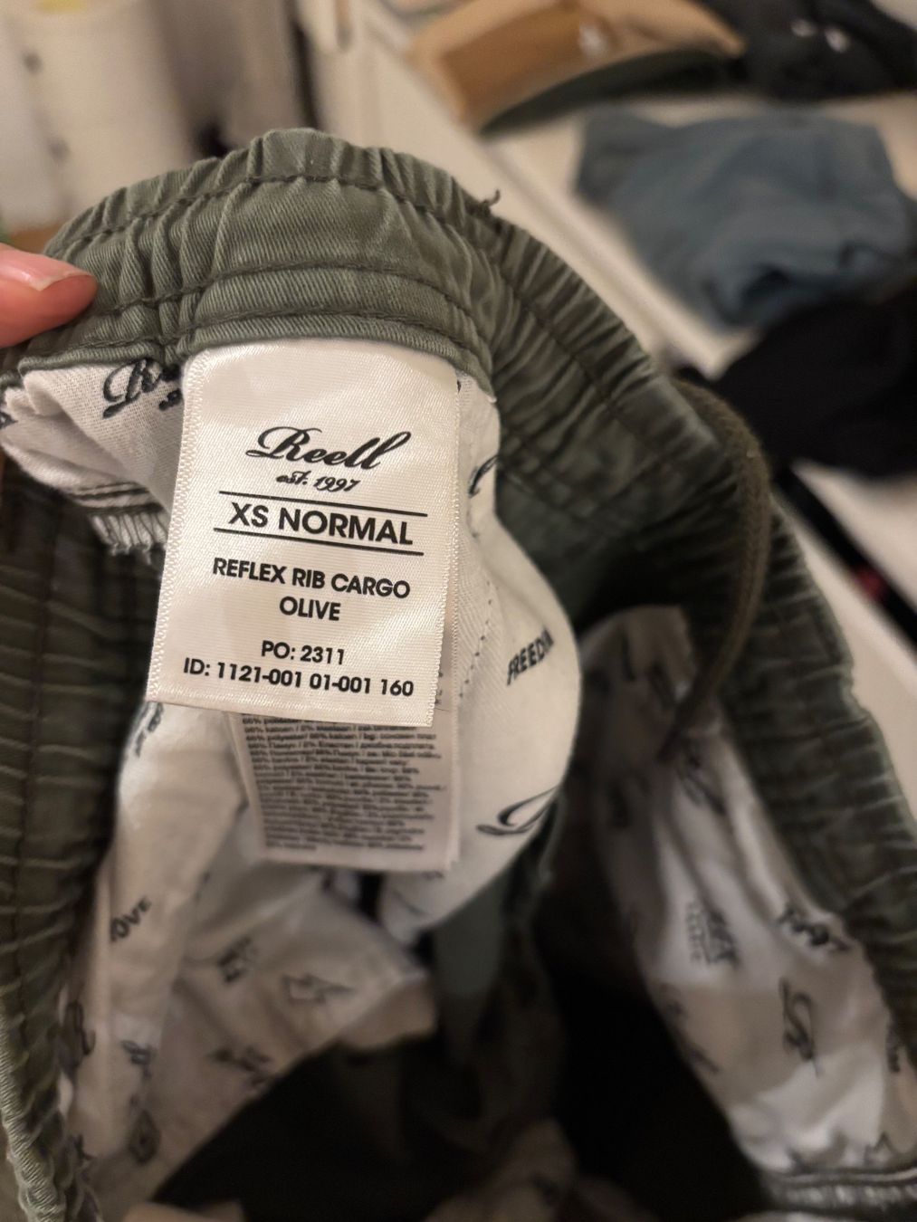 Pantaloni: Reell Reflex Rib Cargo Pants - Olive Green, Size xs – Nuovo (secondo la descrizione) da Lugano venduto da sar_hz5j 2
