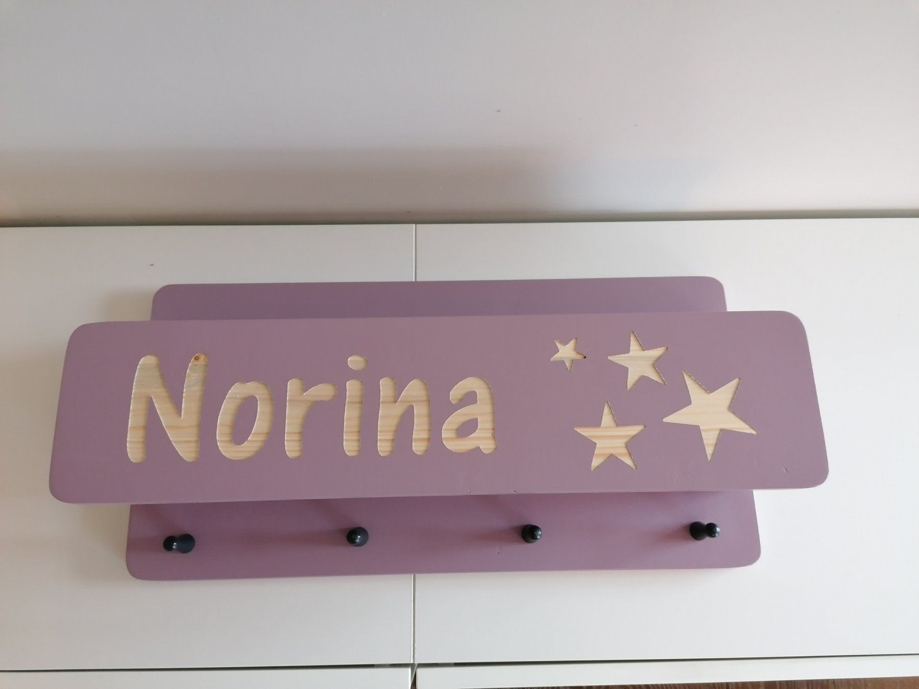 Guardaroba: Violette Kindergarderobe mit Ablagefach – Nuovo e nell'imballaggio originale da Dagmersellen venduto da EmanuelScheidegger 1