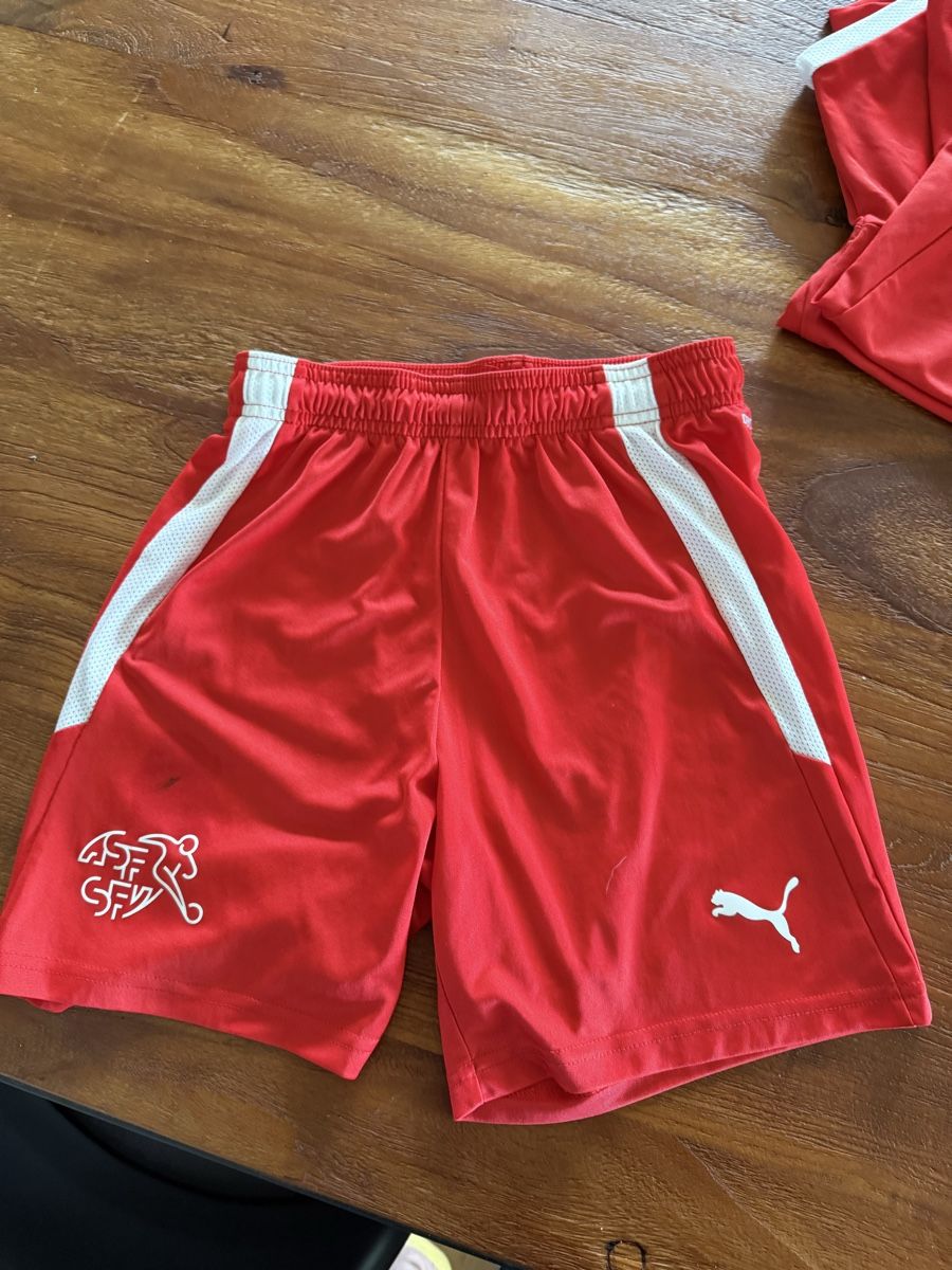 Puma Scarpe, pantaloni & magliette da ginnastica: Schweizer Nati Shirt und Hose – Usato da Hirzel venduto da Kuba14 1