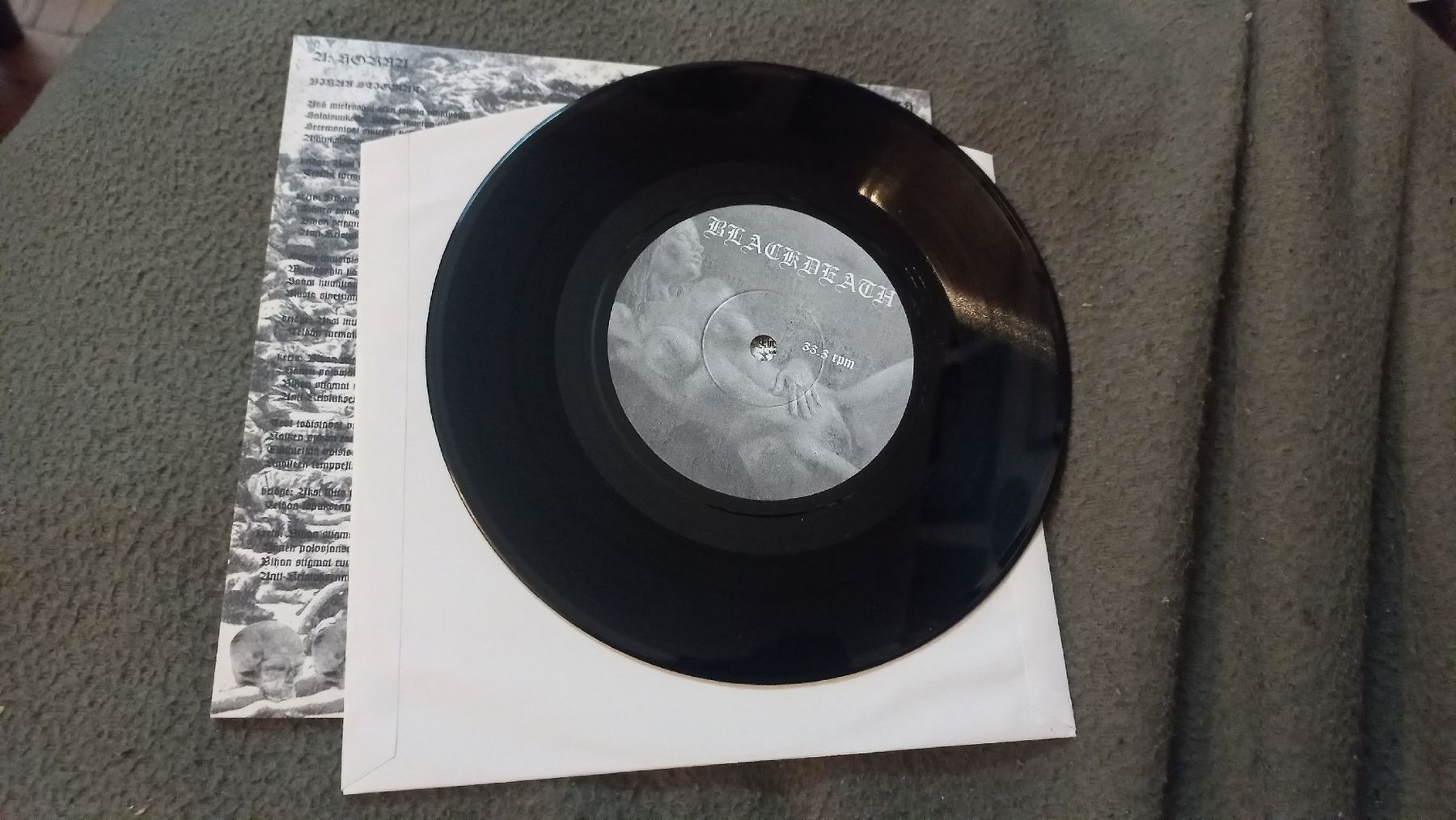 : Horna/Blackdeath-Split 7"Vinyl Single Black Metal – Usato da Olten venduto da Donatello1984 2