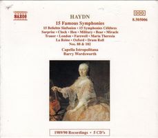 set 5CD's - Joseph Haydn - Capella Istropolitana - Barry Wor