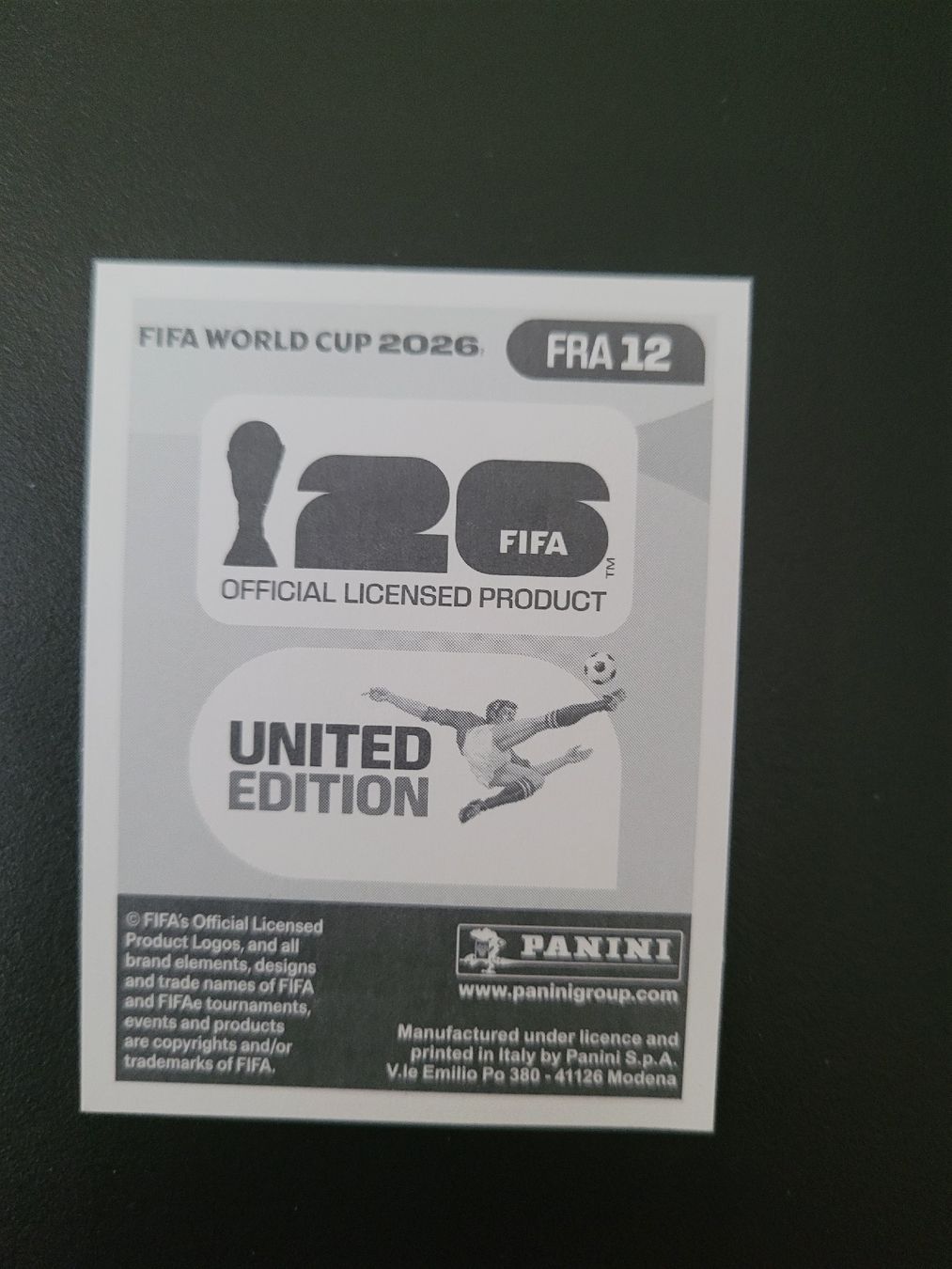 Panini Sammelbilder & Trading cards: Panini World Cup 2026 Adrien Rabiot – Neu (gemäss Beschreibung) aus St-Maurice von happy.family 1