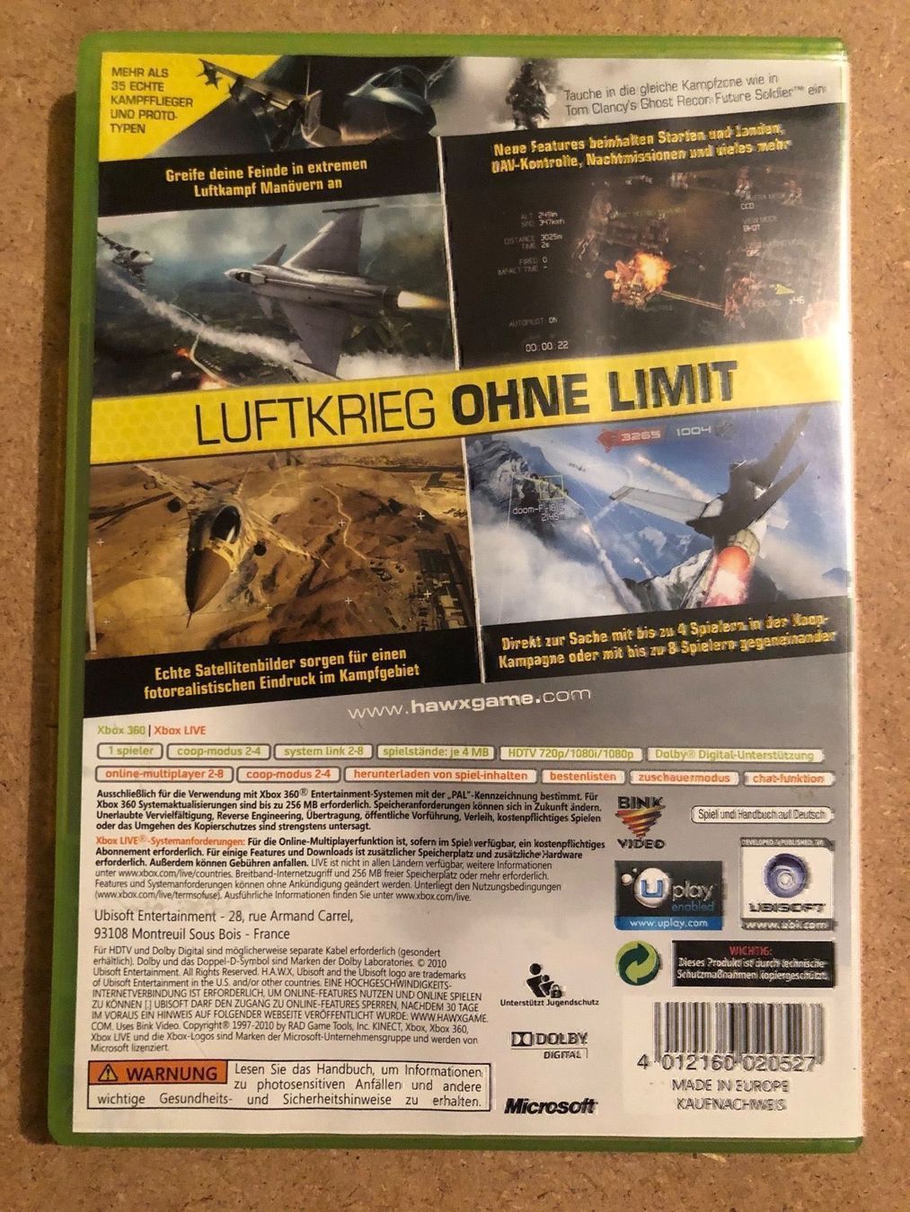 Giochi: H.A.W.X. 2 für Xbox 360 – Usato da Kestenholz venduto da Mad18 1