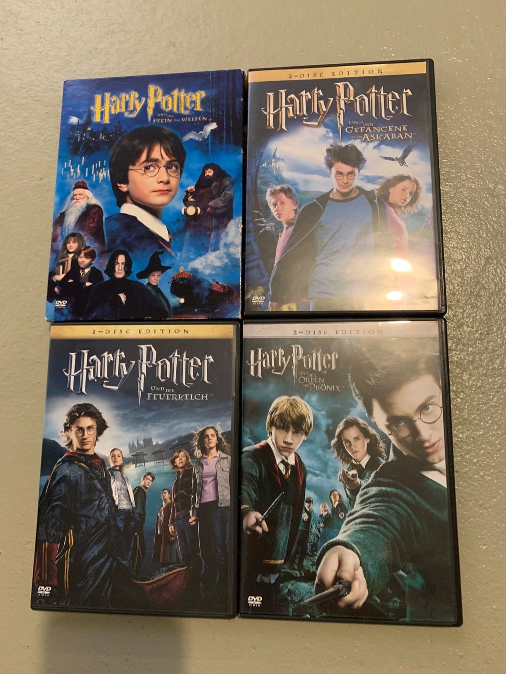 Tutti i DVDs: 4x Harry Potter DVD – Usato da zeihen venduto da Racer-71