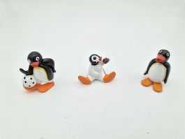 3x Vintage Pingu Figuren Set Original © PINGU Rare 