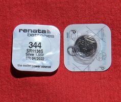 1 pile de montre RENATA 344 (n° 4), SR1136S, 1,55V