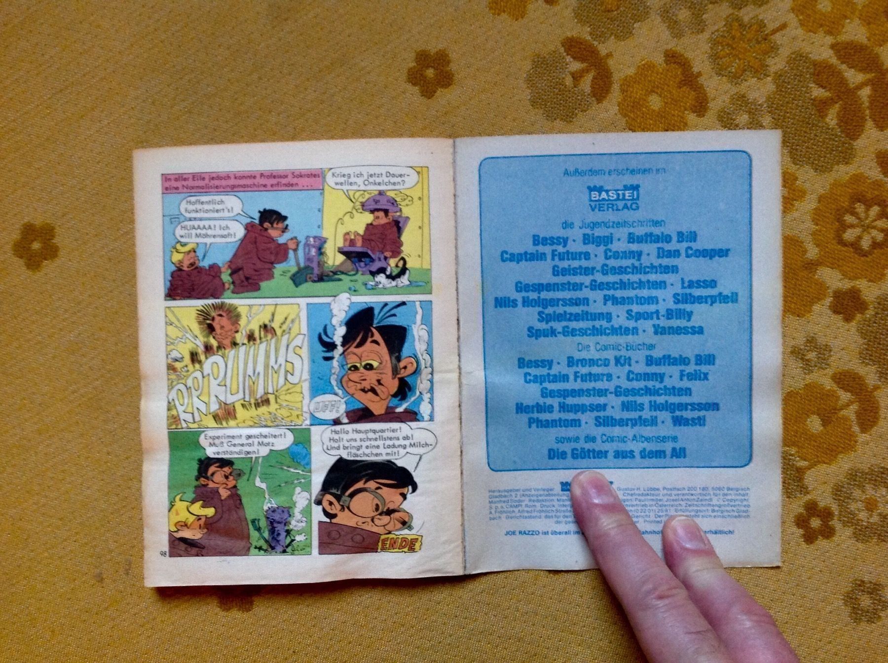 Comics: Joe Razzo Taschenbuch Nr 3 – Gebraucht aus Endingen von nathan05 8
