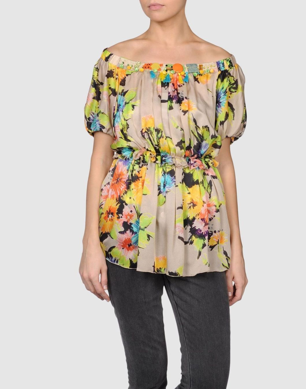 Camicette: BLUMARINE Bluse Multicolour  Gr. 42 Neuw – Usato da Brütten venduto da Style-Snob