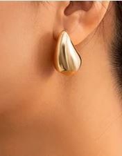 Ohrringe & -stecker: Elegante goldene Ohrringe in Tropfenform, neuwertig! – Neu (gemäss Beschreibung) aus Bern von Calvaro 1