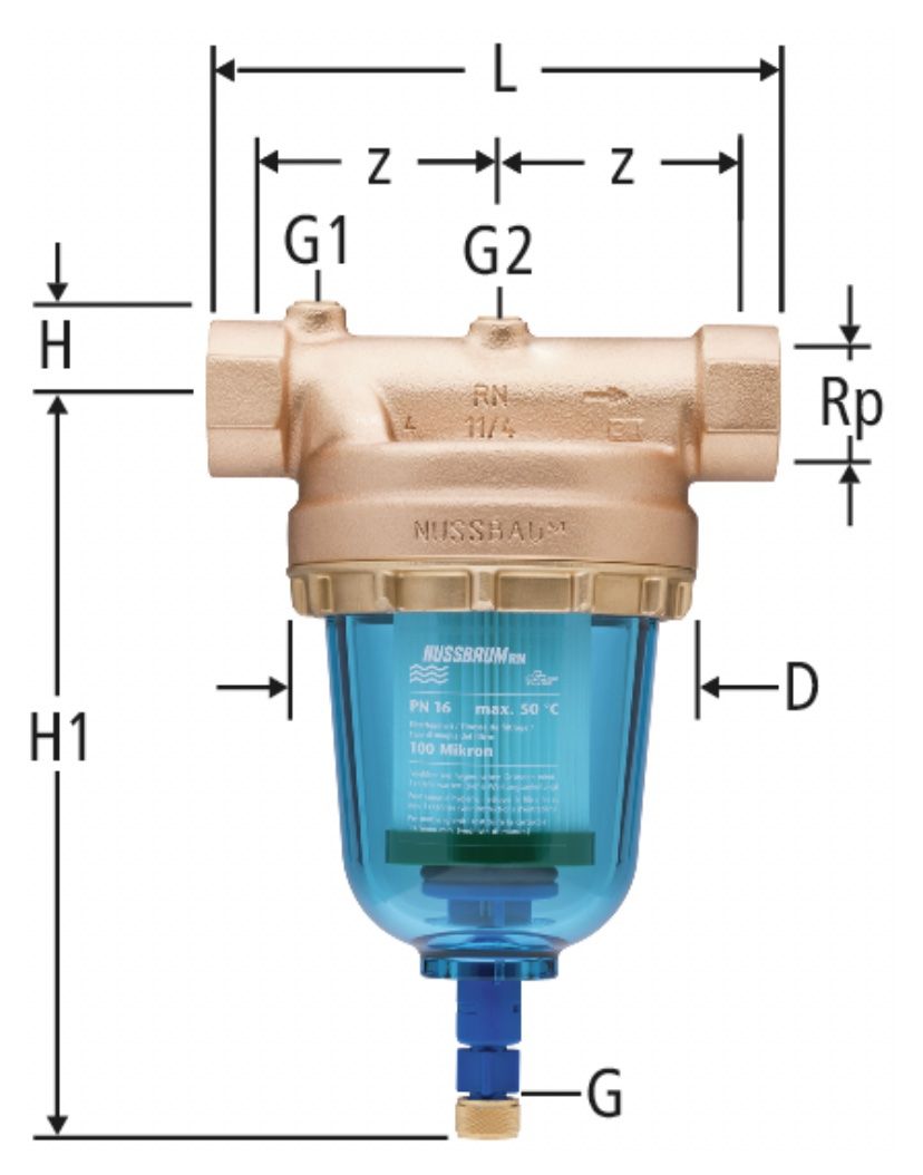Sanitär: Wasserfilter 2 Zoll Innengewinde – Gebraucht aus Niedergösgen von elromano74 2