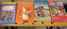 4 Kinderbücher -  Zauberkätzchen, Mia and Me, etc.