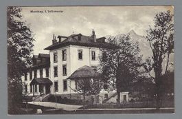1914, INFIRMERIE DE MONTHEY, PAS CIRCULÉE