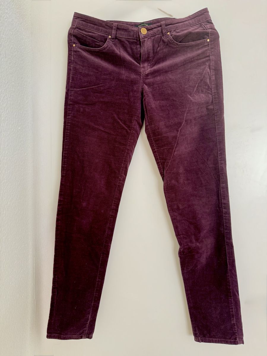 Massimo Dutti Pantalons: Massimo Dutti Velvet Jeans - Plum, Size 38 – D'occasion à Zollikerberg par MK-13