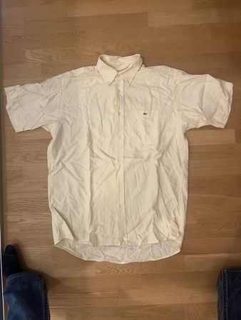 Lacost Withe Button Up shirt