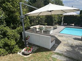 Divano componibile rattan bianco