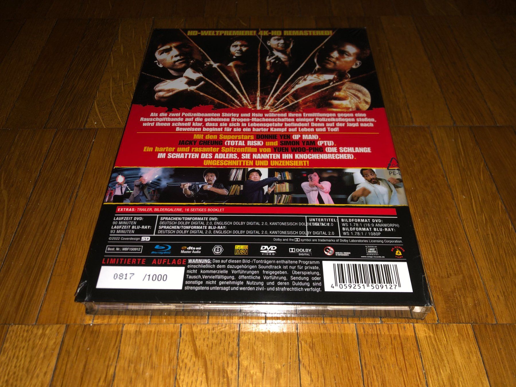 Tutti i DVDs: Tiger Cage 1 - Ultra Force 4 - MEDIABOOK - B - UNCUT – Nuovo e nell'imballaggio originale da Basel venduto da havsok 1