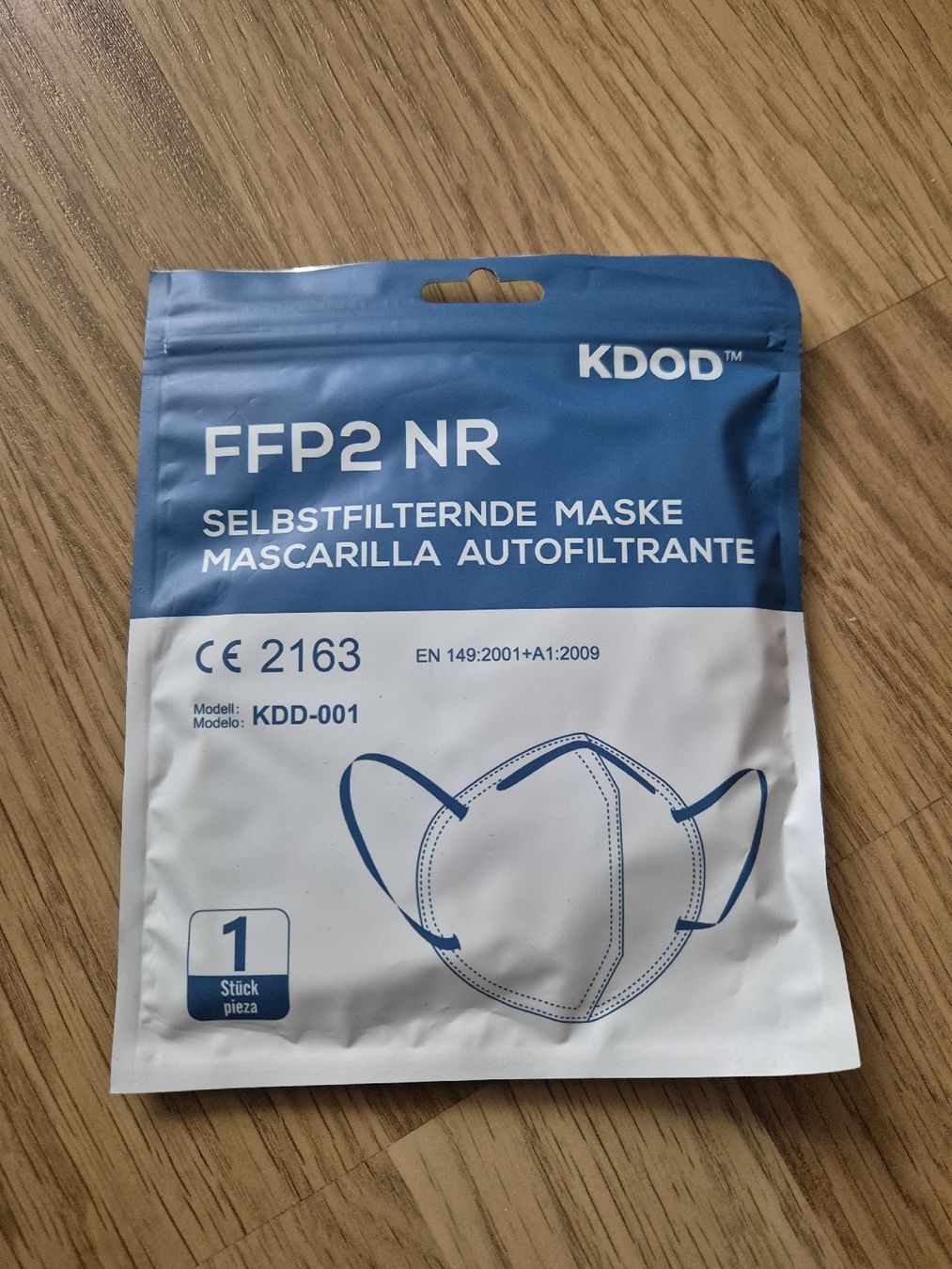 Gesichts- und Gehörschutz: FFP2 Maske Neu Einzelverpackt – Neu (gemäss Beschreibung) aus Langenthal von Polarisstern