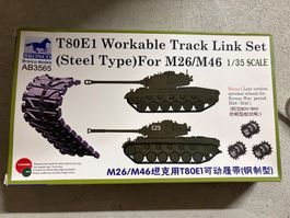 1/35 M26/M46 T80E1 WORABLE TRACK LINK SET