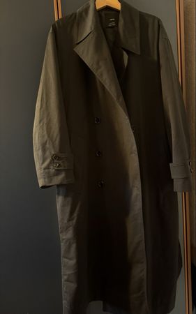 MNG Trench-coat noir Imperméable Taille XL- Très élégant!