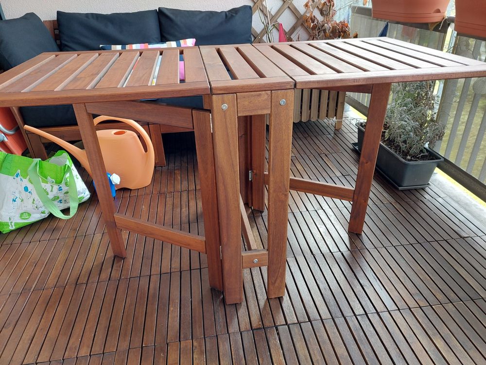 IKEA Gartentisch klappbar aus Holz Kaufen auf Ricardo
