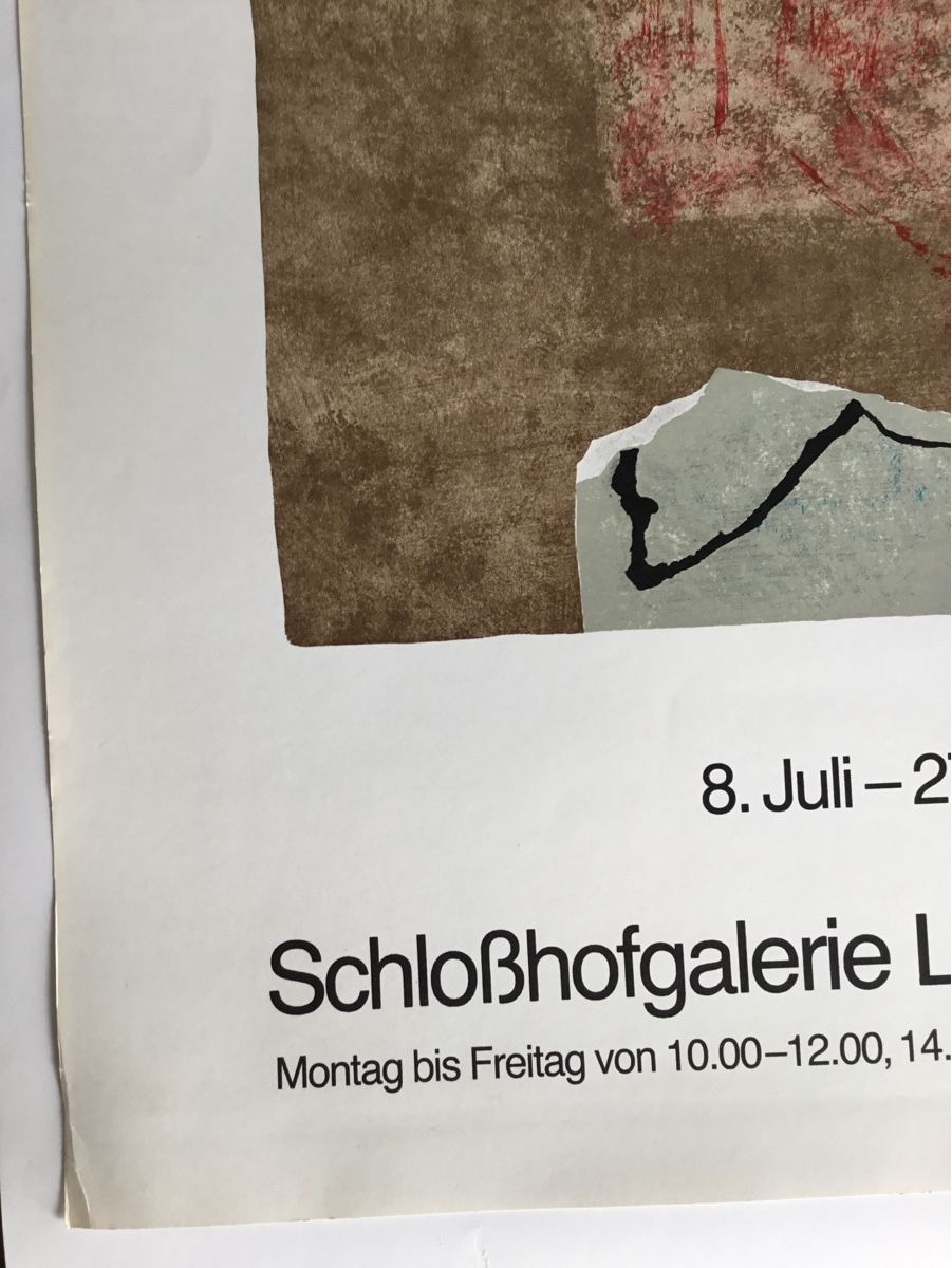 Grafiken & Lithographien: Santomaso Plakat 1983 | Original-Farblithografie – Gebraucht aus Eggersriet von Wiese61 3