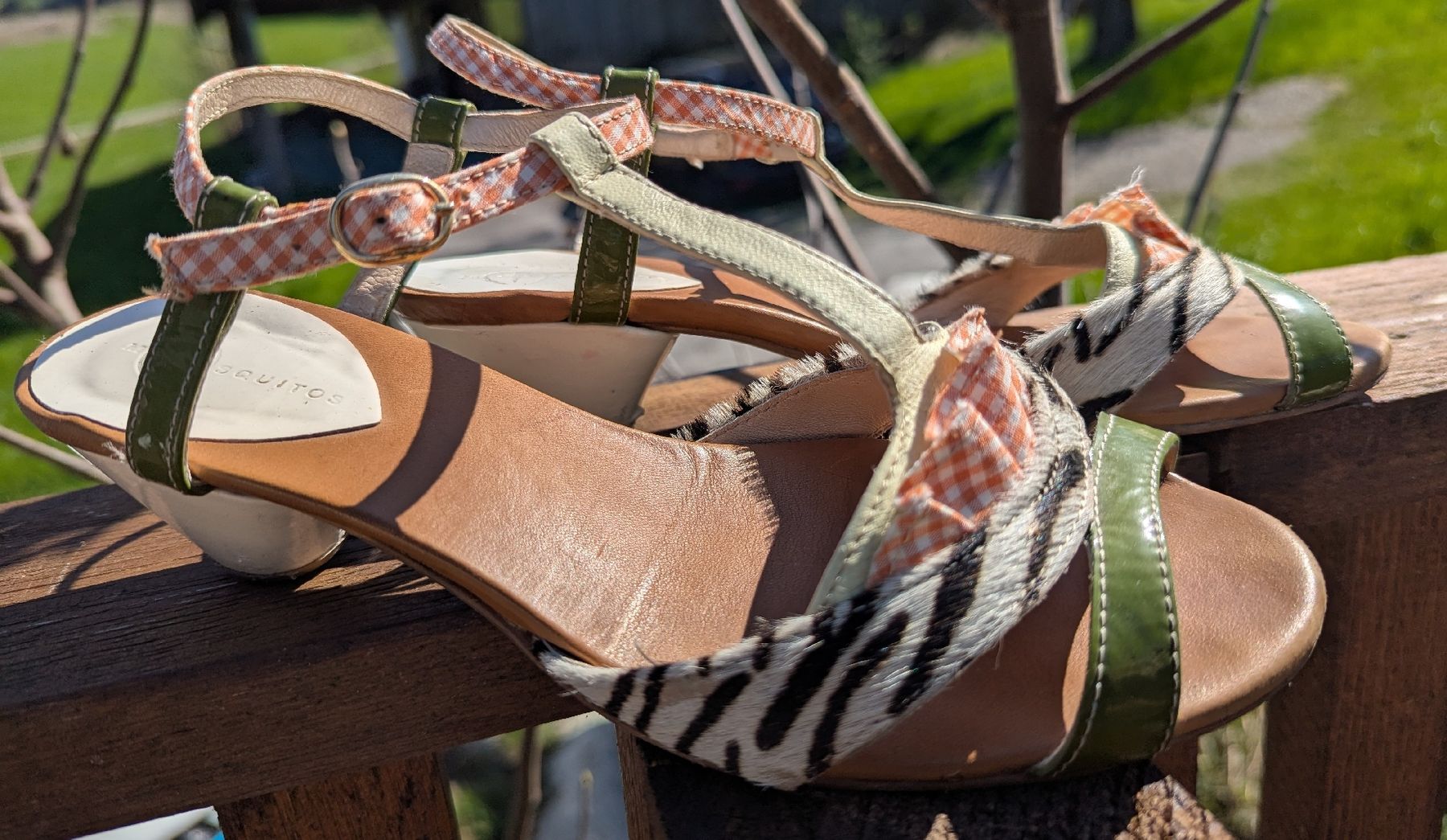 Scarpe da donna: Mosquitos Sandalen Gr. 39 Leder Zebra Print – Usato da Altendorf venduto da Eistoelter 2