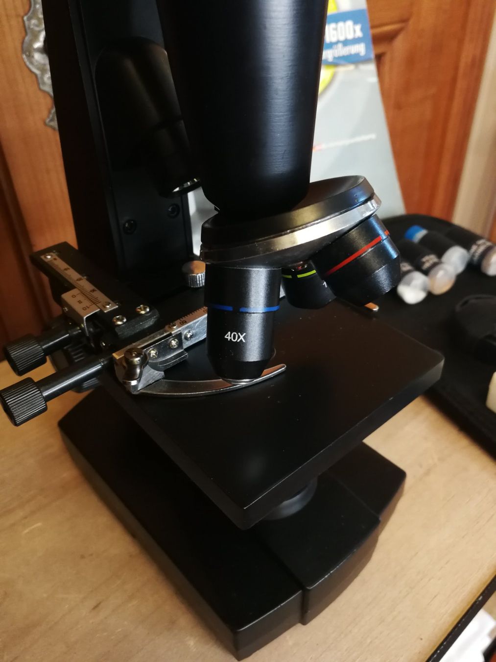 Microscopi: Mikroskop, LCD Micro Bresser 40x-1600x – Usato da Wagenhausen venduto da Simbad 5