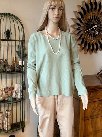 ⭐️ Schöner Strickpullover von Marc O'Polo Gr L lindengrün ⭐️
