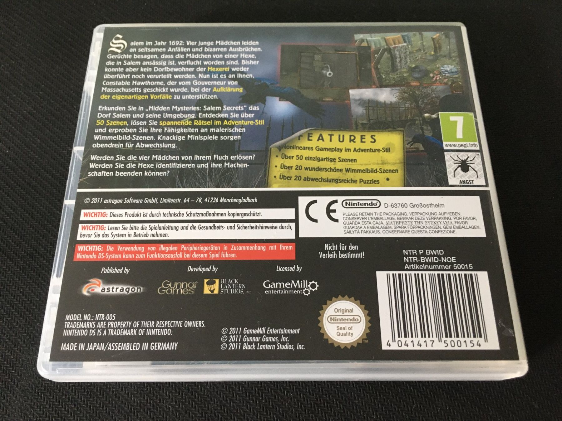 Nintendo Spiele: Salem Secrets für Nintendo DS – Gebraucht aus St.Gallen von sjosjo 1