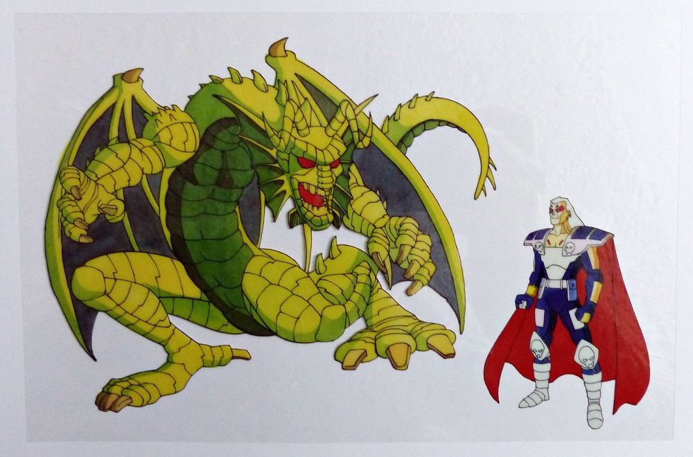 SPIDER-MAN FIN FANG FOOM CENTURY ANIMATION CELL MARVEL 1994 (Neu ...