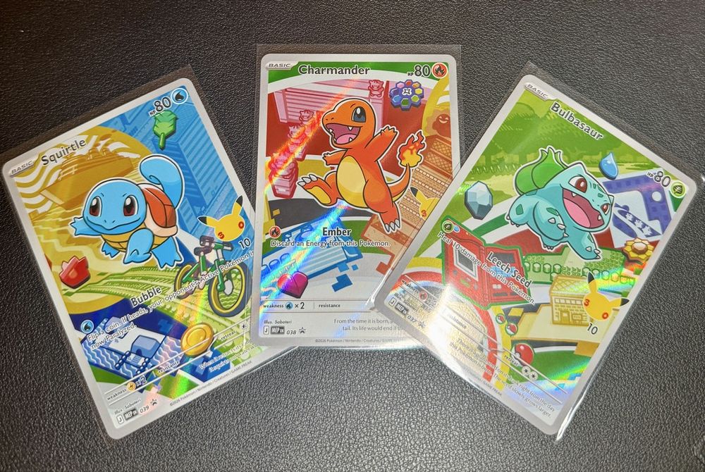 Pokemon First Partner: Charmander, Squirtle, Bulbasaur Set! (Gebraucht ...