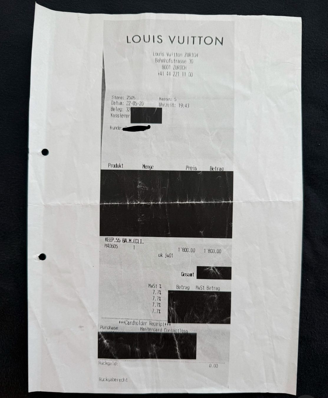 Louis Vuitton Borse: Louis Vuitton Keepall 55 Reisetasche, Monogram vsShadow Lede – Usato da Sempach venduto da adnil12 5