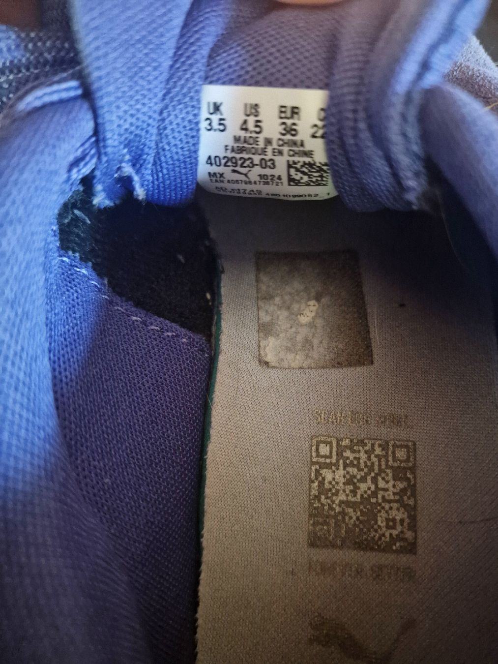 Puma Schuhe für Mädchen: Puma Schuhe lila Grösse 36 – Gebraucht aus Lostorf von catja06 3