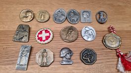 15 Schweiz 1. August Soldaten Militär Abzeichen ab 1926