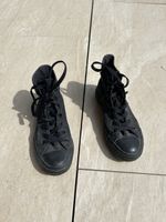 Baskets Converse All Star noires montantes, taille 35, bon é