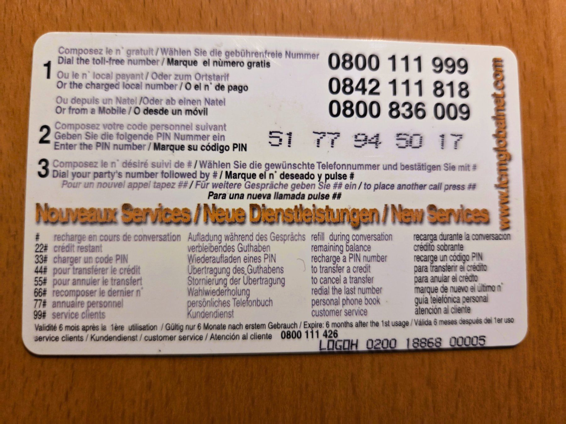 Schede telefoniche: PREPAID - SCHWEIZ – Usato da Brüttisellen venduto da Nighttrain 1