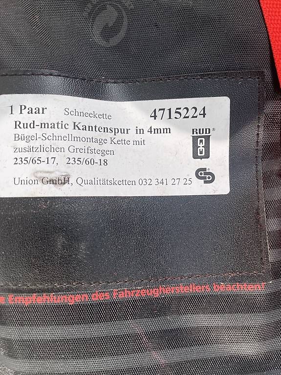 Catene da neve: X5 BMW  SUV SCHNEEKETTEN  – Usato da Bubikon venduto da Migg67 1