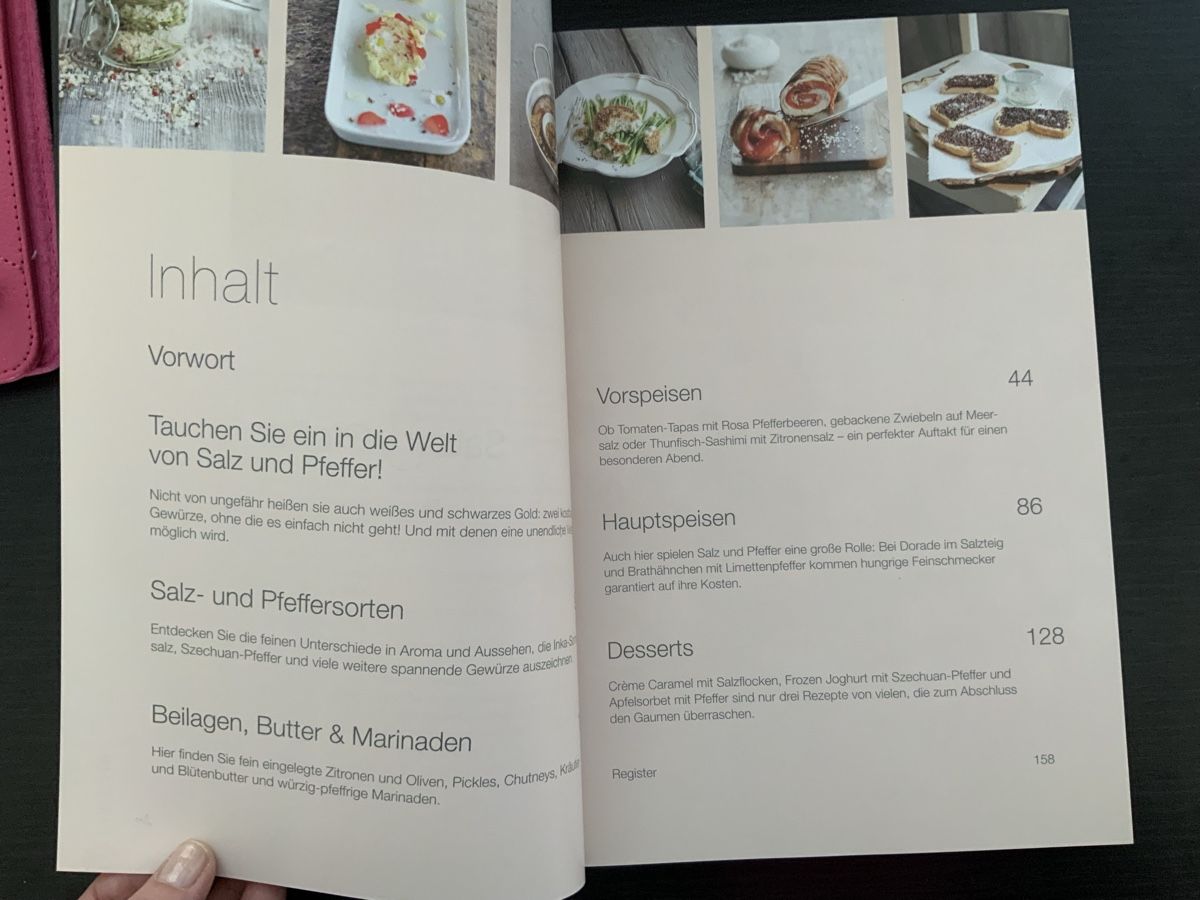 Libri: Kochbuch Salz & Pfeffer – Nuovo (secondo la descrizione) da Münsingen venduto da Innchen 2