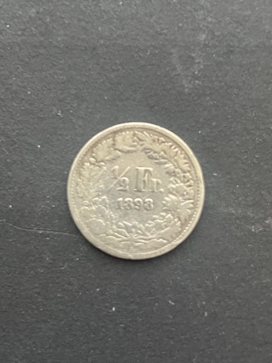 Alle Münzen: -.50 Silber CH Jahr 1898 – Gebraucht aus Meierskappel von Hala03 1