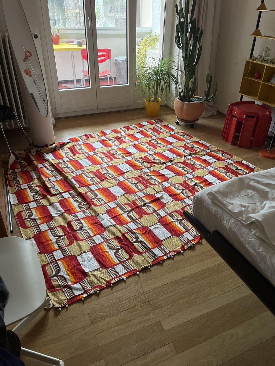Vorhänge: 2er Set Vintage Vorhänge, Space Age, Mid Century – Neu (gemäss Beschreibung) aus Zürich von Dimitreezer 3