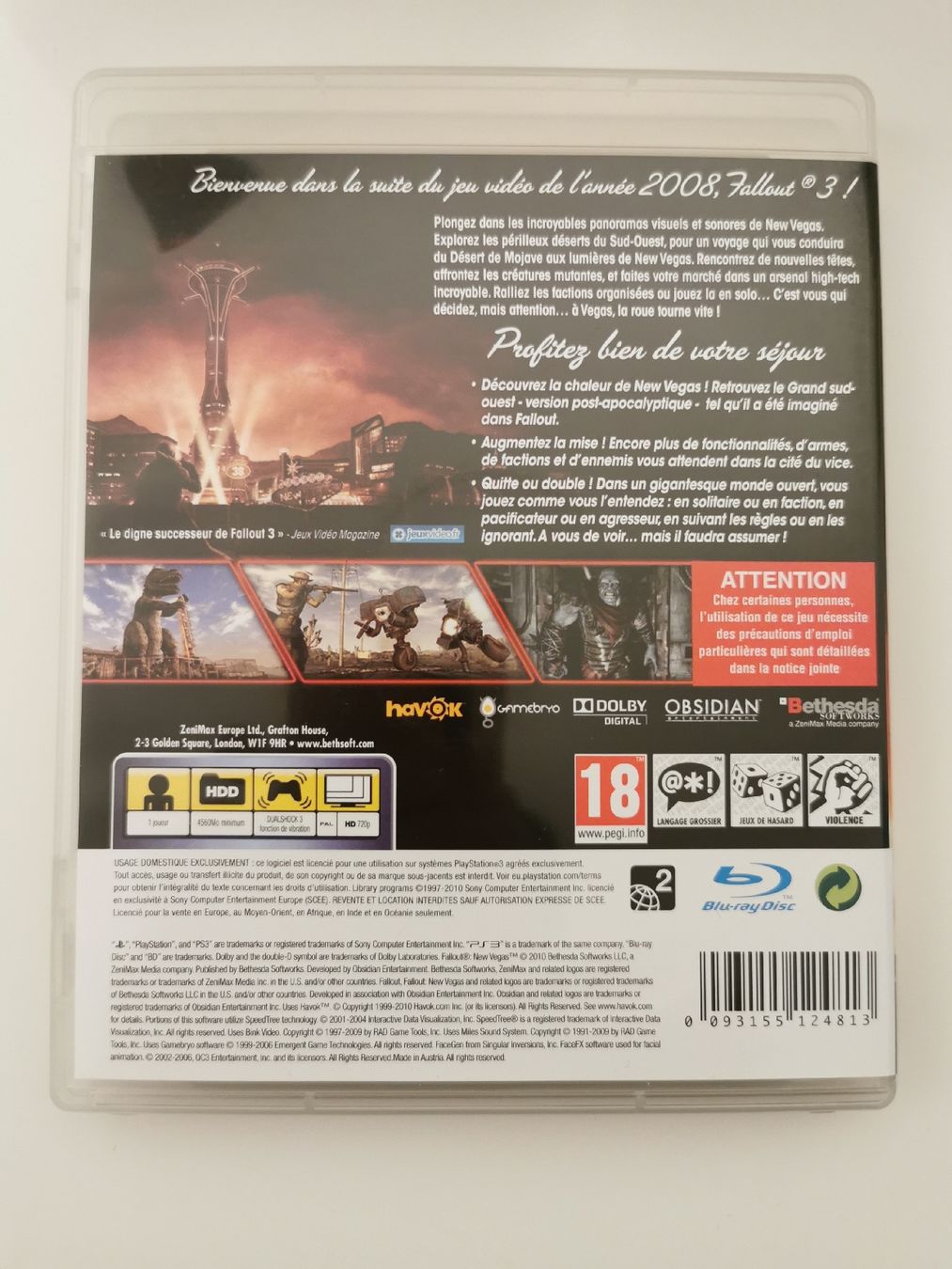 Sony Jeux: Fallout – D'occasion à seigneux par Boyo12 1
