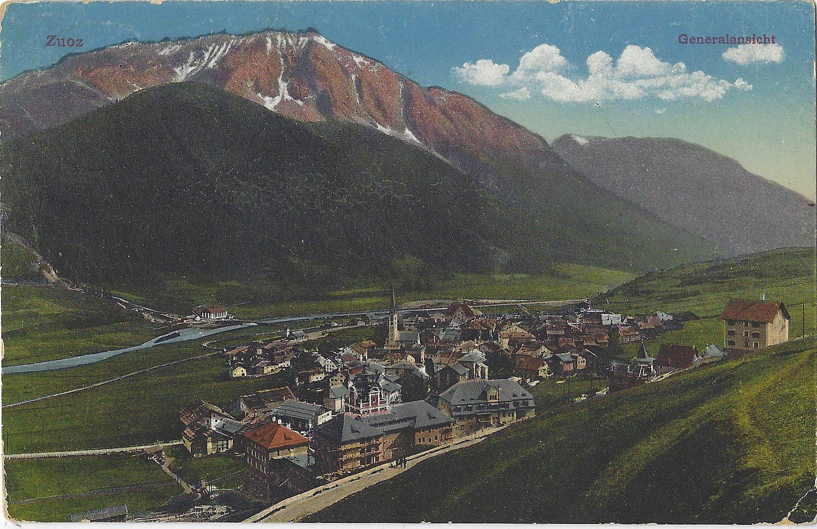 Cartes postales: Zuoz    Generalansicht – D'occasion à Bütschwil par Jackson1A