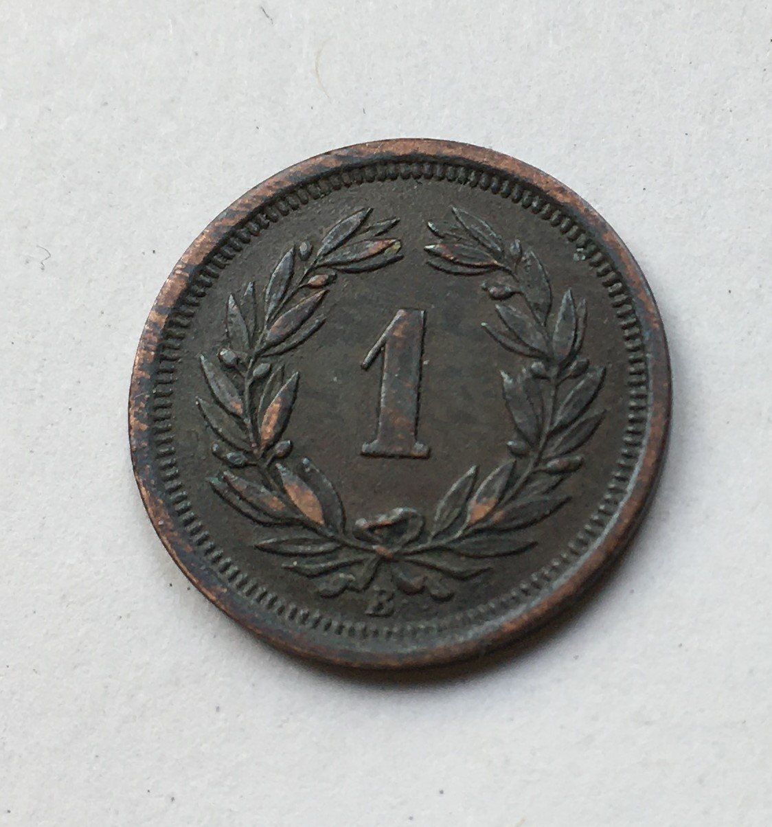 1898 1 Rappen -unz (Gebraucht) in Kirchberg SG für CHF 16.5 – mit ...