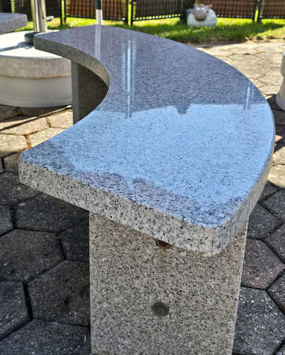 Bänke: Granitsitzbänke 3 Stücke mit je 2 Sitzplätzen – Gebraucht aus Hombrechtikon von Minka4 1