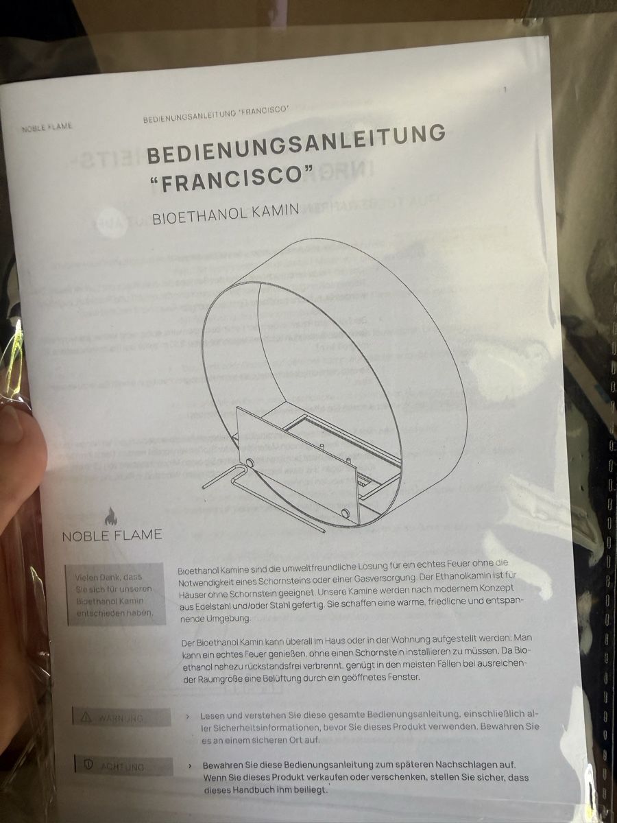 Cheminée: Cheminée éthanol neuve  – Neu und originalverpackt aus Thielle von AnneCarolineM