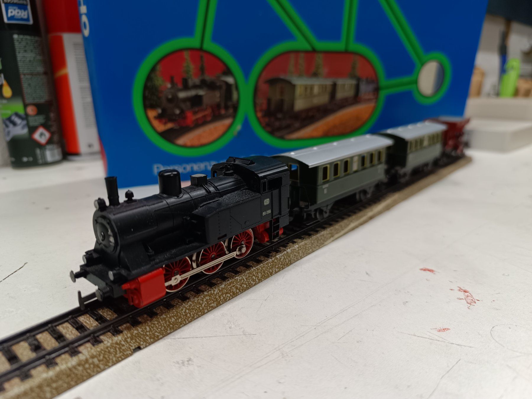 Märklin Modellini di ferrovie: Märklin Dampflok HO SET-S 2920 – Usato da Niederwil SO venduto da Tphantom 2