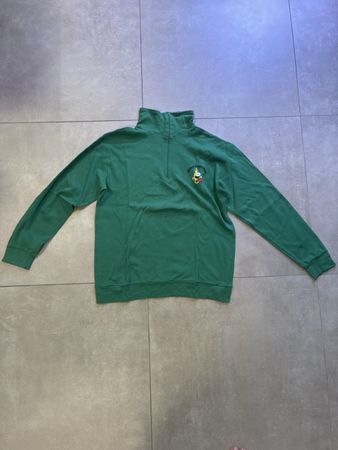 Felpa verde Legione Straniera zip collo taglia L
