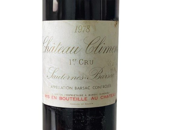 Wein: Ch.CLIMENS 1978 1er Cru Classé Sauternes – Neu (gemäss Beschreibung) aus Genève von Bazarare 1
