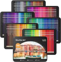 Buntstifte Set 174 Farben für Künstler und Erwachsene